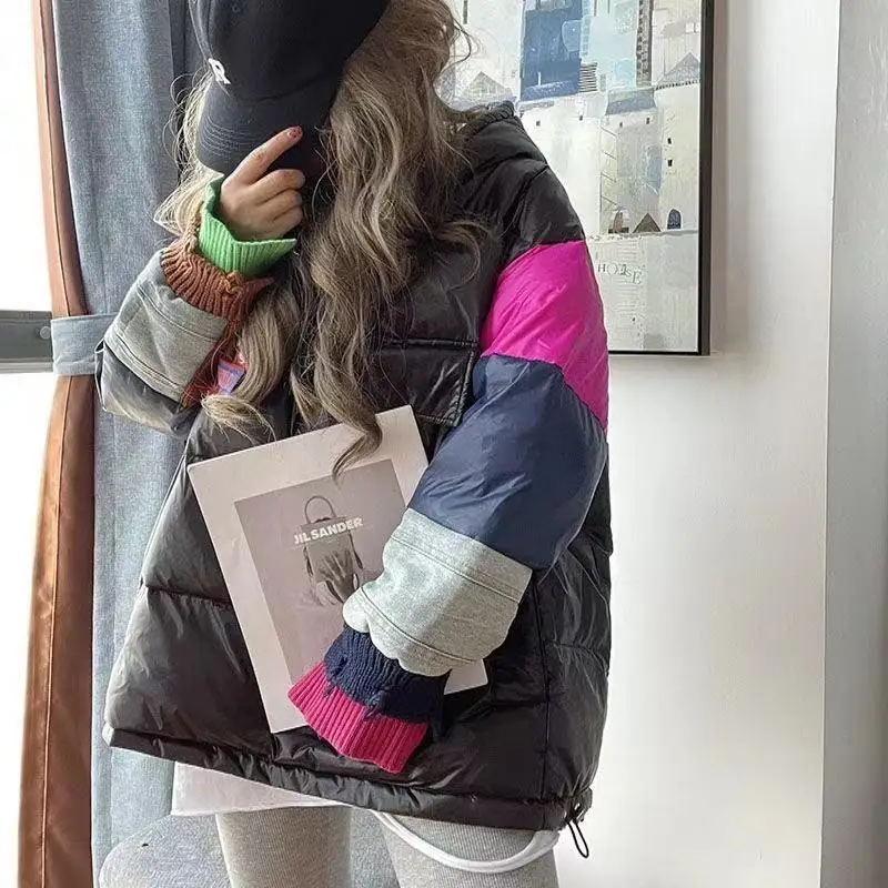 FOR White Goose down jacket patchwork down jacket female 2021 denim cloth warm in winter White Goose down
FOR White Goose down jacket patchwork down jacket female 2021 denim cloth warm in winter White Goose down