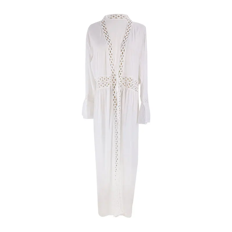 Europe Long Shirts Women Lace Solid Color Summer New 2020 Ladies Blouses Beach Long Sleeve Sunscreen Women Clothing U797
Europe Long Shirts Women Lace Solid Color Summer New 2020 Ladies Blouses Beach Long Sleeve Sunscreen Women Clothing U797