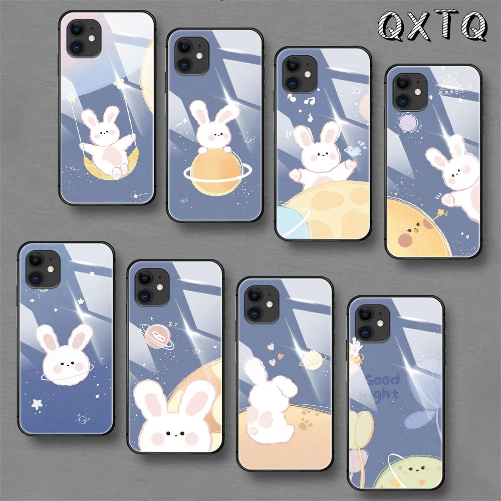 Cute Rabbit Bunny Art Tempered Glass Phone Case For IPhone 5 6 7 8 11 12 13 S SE X Xs Xr Plus Pro Max IPhone13 Mini Cover Cell
Cute Rabbit Bunny Art Tempered Glass Phone Case For IPhone 5 6 7 8 11 12 13 S SE X Xs Xr Plus Pro Max IPhone13 Mini Cover Cell