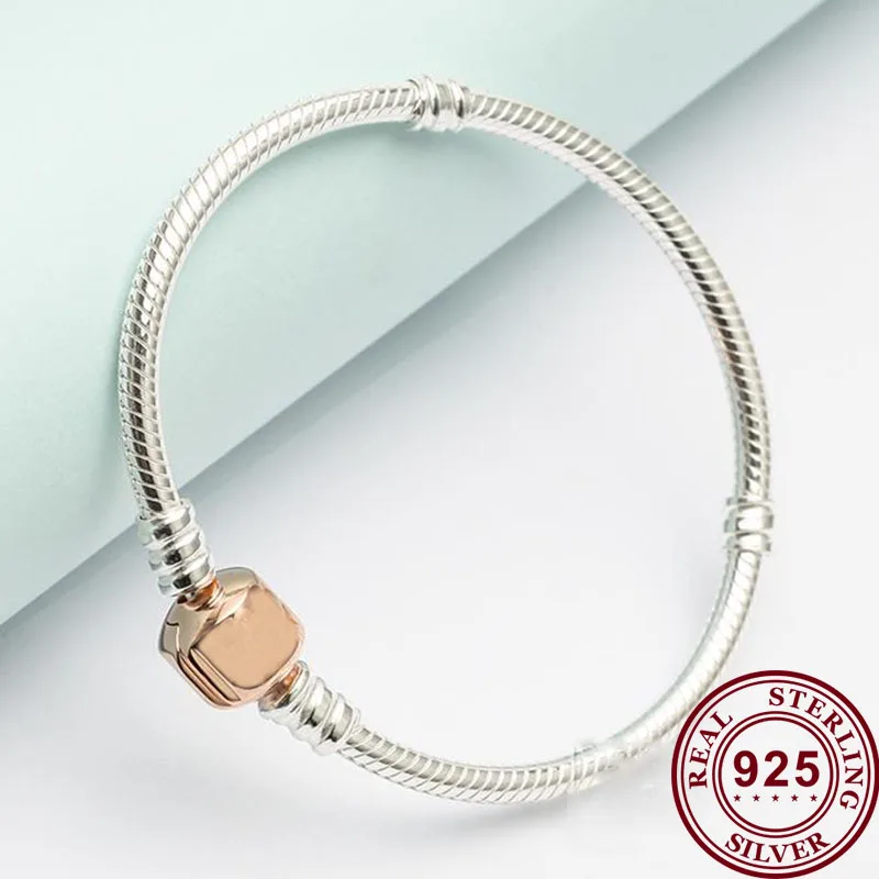 100% 925 брелок Silver Pan Bracelet Rose Gold Classic Pan Bracelet Fit European Charm Bracelets Women Jewelry
100% 925 брелок Silver Pan Bracelet Rose Gold Classic Pan Bracelet Fit European Charm Bracelets Women Jewelry