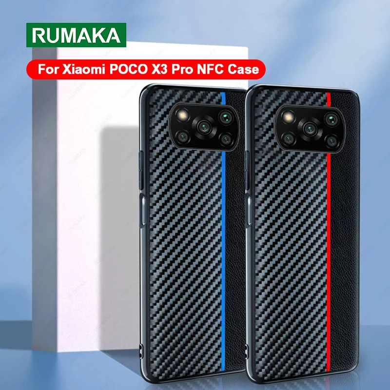 For POCO X3 Pro NFC Case luxury leather Carbon texture Shockproof Cover For Redmi K40 Note 10 Pro POCO F3 M3 X3 NFC Back Case
For POCO X3 Pro NFC Case luxury leather Carbon texture Shockproof Cover For Redmi K40 Note 10 Pro POCO F3 M3 X3 NFC Back Case