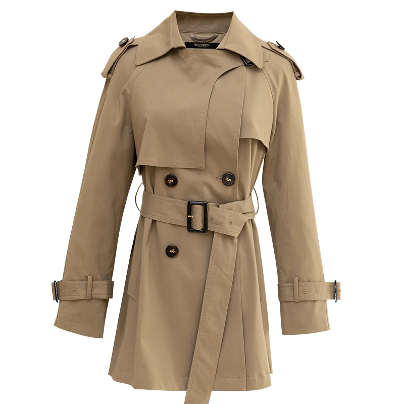 Intellectual Lace-up British Style Trench Coat Women's 2020 Autumn New Simple Solid Color Slim Fit Turn-down Collar Coat
Intellectual Lace-up British Style Trench Coat Women's 2020 Autumn New Simple Solid Color Slim Fit Turn-down Collar Coat