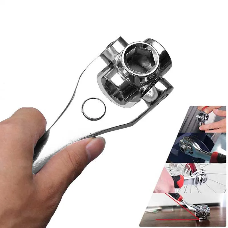 Bike Repair Tool Kit 52 in 1 Multifunctional Torque Wrench Universal 8-21mm Spanner 360 ° Rotary Chrome Vanadium Steel Wrenches
Bike Repair Tool Kit 52 in 1 Multifunctional Torque Wrench Universal 8-21mm Spanner 360 ° Rotary Chrome Vanadium Steel Wrenches