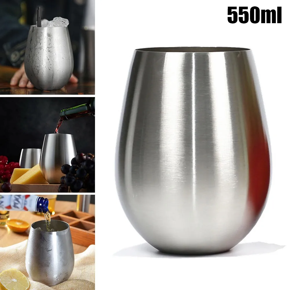 Hot Sale 350/500/550ml Stainless Steel Cold Drinking Whisky Beer Cup Creative Egg Shape Coffee Mug For Camping Bars Supplies
Hot Sale 350/500/550ml Stainless Steel Cold Drinking Whisky Beer Cup Creative Egg Shape Coffee Mug For Camping Bars Supplies