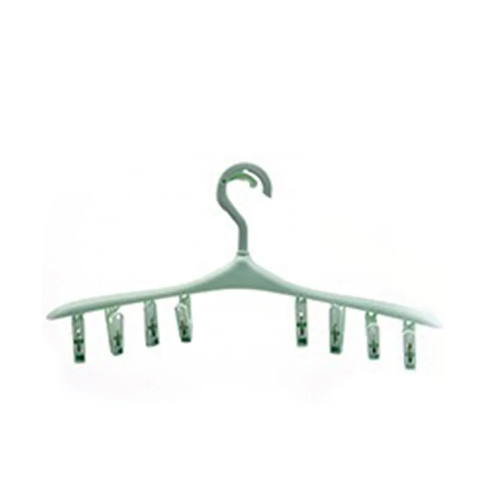 Plastic portable drying rack with 8 detachable clips drying rack, multifunctional windproof socks and underwear drying clip 
Plastic portable drying rack with 8 detachable clips drying rack, multifunctional windproof socks and underwear drying clip