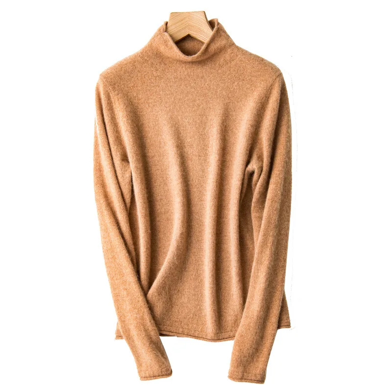 2020 Winter New Bottoming Oversized Sweater Women's Hemmed Half-high Collar Loose Pullover Knitted Cashmere Clothing
2020 Winter New Bottoming Oversized Sweater Women's Hemmed Half-high Collar Loose Pullover Knitted Cashmere Clothing