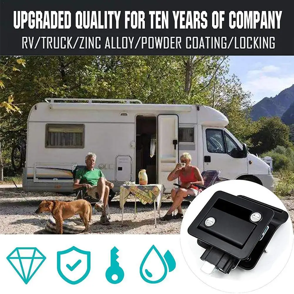 RV entrance door lock latch handle Trailer door latch with key RV/camper/trailer door lock replacement, 2021
RV entrance door lock latch handle Trailer door latch with key RV/camper/trailer door lock replacement, 2021