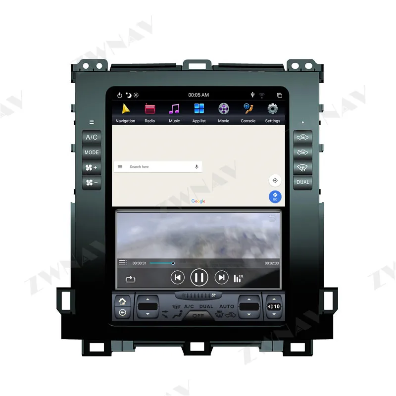 for Toyota Land Cruiser Prado 120 for Lexus GX470 Android Car Head Unit Multimedia Tesla Style Setreo Receiver Supports TPMS
for Toyota Land Cruiser Prado 120 for Lexus GX470 Android Car Head Unit Multimedia Tesla Style Setreo Receiver Supports TPMS
