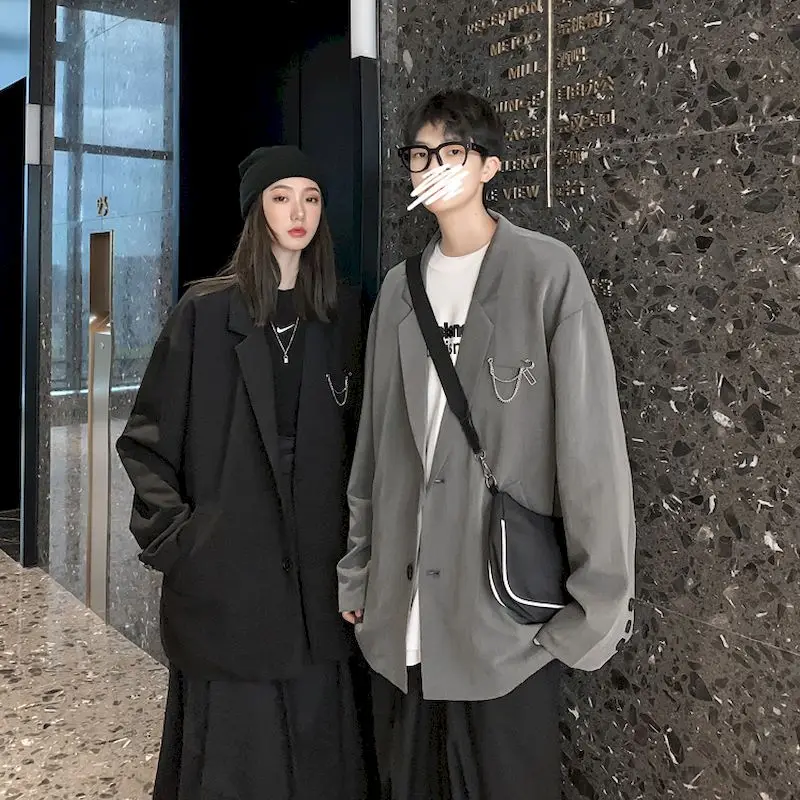 Men and Women Wear Casual Suit Single Breasted 2021 Spring Fashion New Handsome Loose Blazers Tide Coat with Blazer Women Full
Men and Women Wear Casual Suit Single Breasted 2021 Spring Fashion New Handsome Loose Blazers Tide Coat with Blazer Women Full