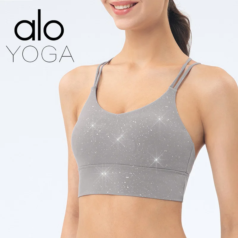 Alo Yoga New Brushed Cross Back Sports Underwear Shockproof Gathered Yoga Sports Bra Fitness Vest -40
Alo Yoga New Brushed Cross Back Sports Underwear Shockproof Gathered Yoga Sports Bra Fitness Vest -40