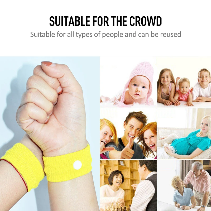 New 2Pcs Travel Morning Sickness Wrist Band Anti Nausea Car Van Sea Plane Wristband Anti-motion Sickness Bracelet Strap Boats
New 2Pcs Travel Morning Sickness Wrist Band Anti Nausea Car Van Sea Plane Wristband Anti-motion Sickness Bracelet Strap Boats