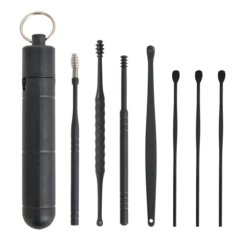 7PCs/Set Ear Cleaner Earwax Removal Tool ABS Earpick Curette Reusable Ear Cleaning Wax Remover Spring Spoon Ear Pick Cleanser
7PCs/Set Ear Cleaner Earwax Removal Tool ABS Earpick Curette Reusable Ear Cleaning Wax Remover Spring Spoon Ear Pick Cleanser