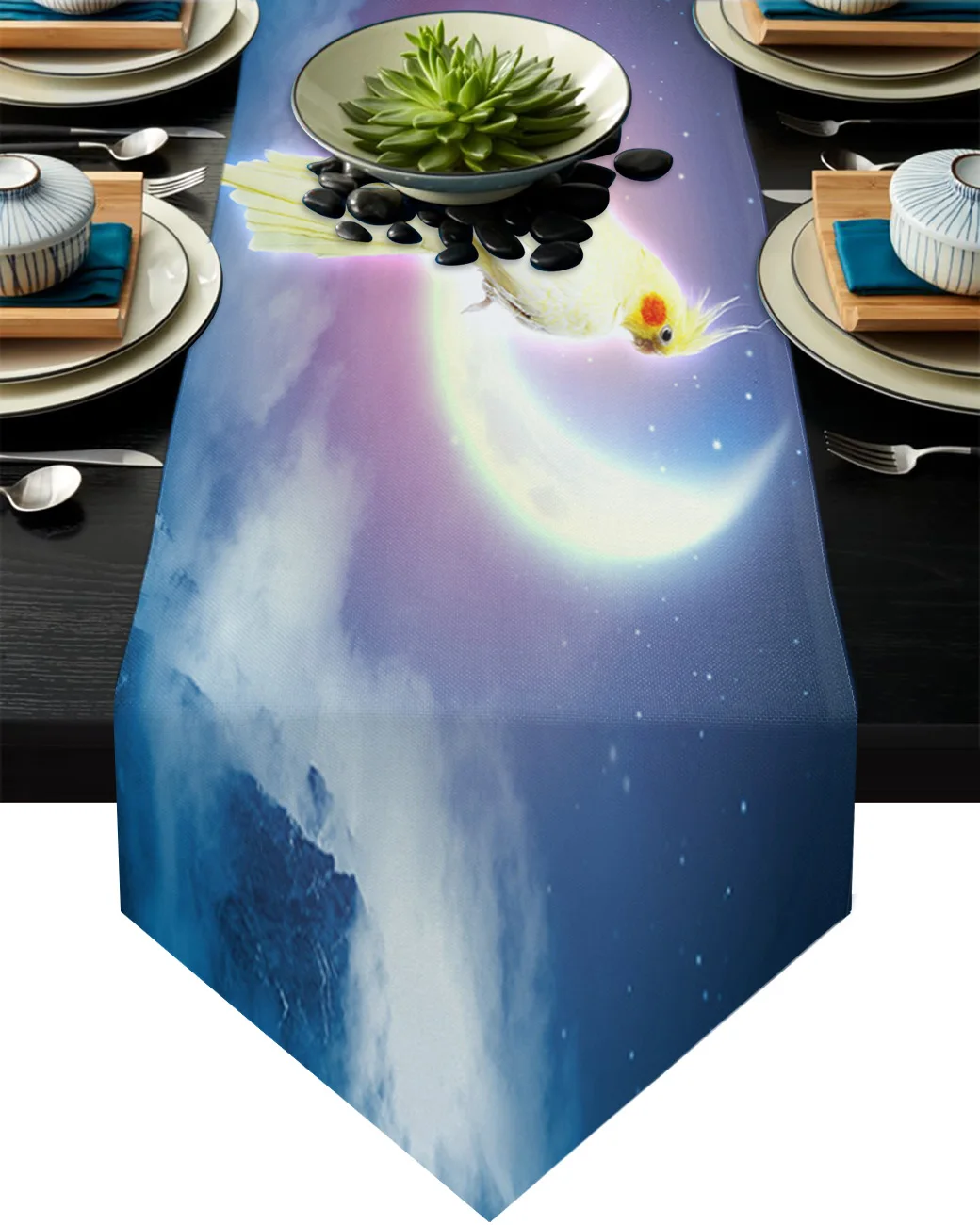 Parrot Moon Table Runner Wedding Decor Cake Tablecloth and Placemat Holiday Table Decor Table Runner
Parrot Moon Table Runner Wedding Decor Cake Tablecloth and Placemat Holiday Table Decor Table Runner