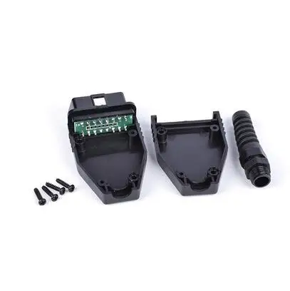 10pcs/lot 16pin Obd Connector Obd2 MALE Adaptor Eobd2 Obdii J1962 Plug Obdii Plug with Screws
10pcs/lot 16pin Obd Connector Obd2 MALE Adaptor Eobd2 Obdii J1962 Plug Obdii Plug with Screws
