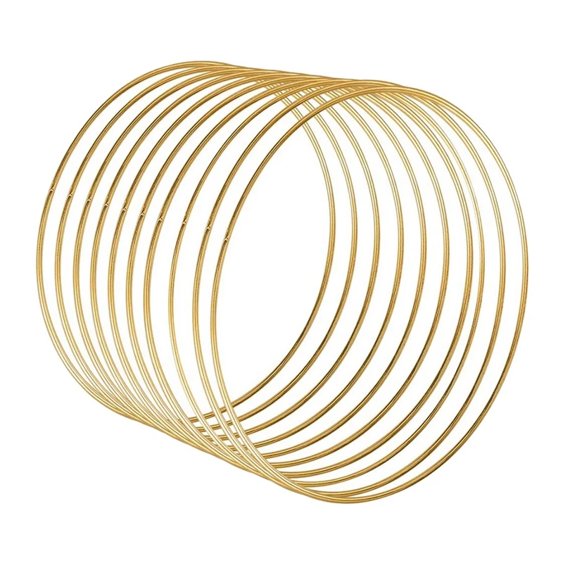 10 Pack 12 Inch Large Metal Floral Hoop Wreath Macrame Hoop Rings for DIY Dream Catcher,Wreath and Wall Hanging Craft
10 Pack 12 Inch Large Metal Floral Hoop Wreath Macrame Hoop Rings for DIY Dream Catcher,Wreath and Wall Hanging Craft