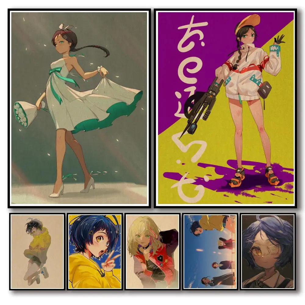 51 Designs Anime WONDER EGG PRIORITY Kraftpaper Poster Protagonist Artwork Fancy Wall Sticker for Coffee House Bar
51 Designs Anime WONDER EGG PRIORITY Kraftpaper Poster Protagonist Artwork Fancy Wall Sticker for Coffee House Bar