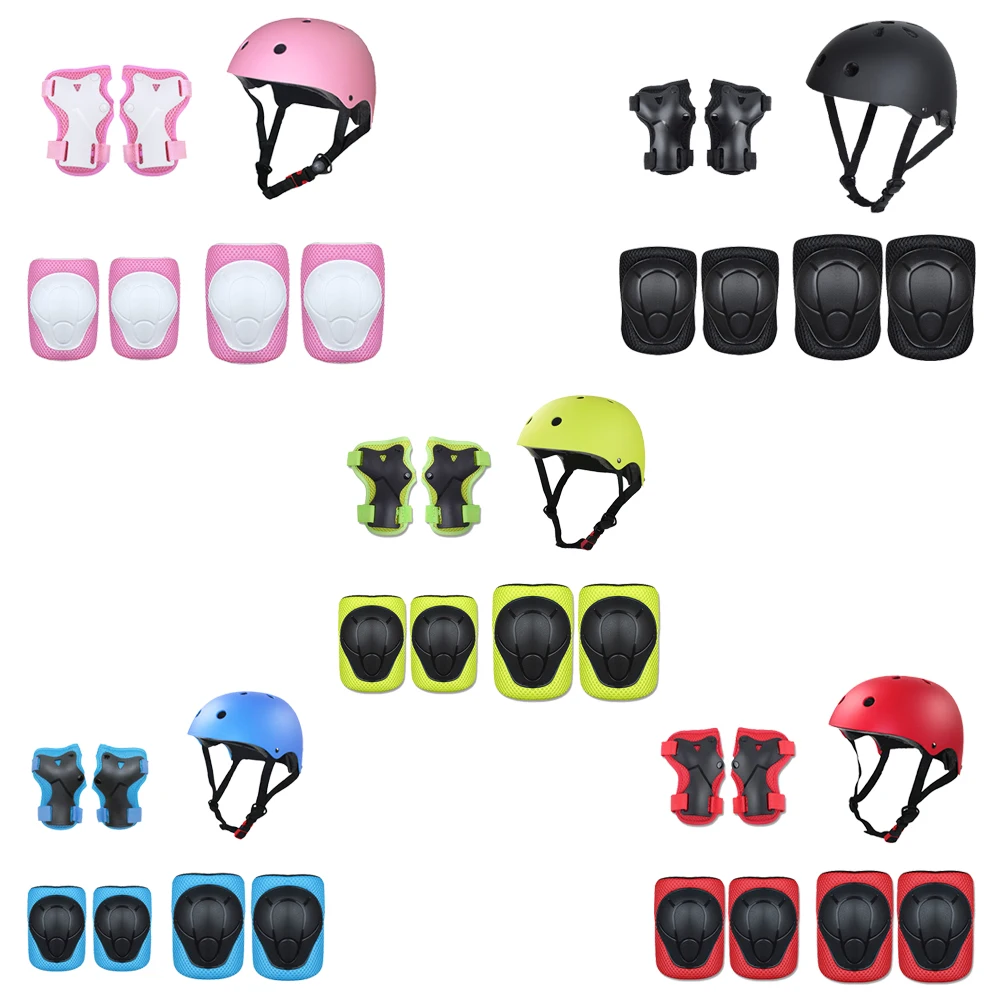 Stylish Outdoor Sport Protective Gear 7pcs/set Children Skating Cycling Protective Gear Helmet Elbow Knee Pad Safety Gear Set
Stylish Outdoor Sport Protective Gear 7pcs/set Children Skating Cycling Protective Gear Helmet Elbow Knee Pad Safety Gear Set