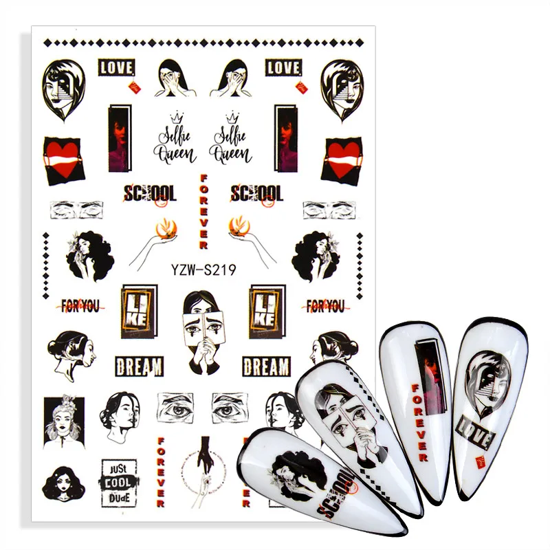 1pcs 3D Nail Art Snake Decals Stickers Flower Black Chain Design Self Adhesive Nail Sticker Acrylic Manicure Tips Decorations
1pcs 3D Nail Art Snake Decals Stickers Flower Black Chain Design Self Adhesive Nail Sticker Acrylic Manicure Tips Decorations