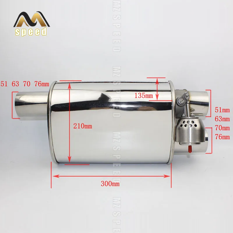 car Accessories Stainless steel exhaust pipe muffler remote control valve exhaust pipe double outlet pipe for BMW E46
car Accessories Stainless steel exhaust pipe muffler remote control valve exhaust pipe double outlet pipe for BMW E46