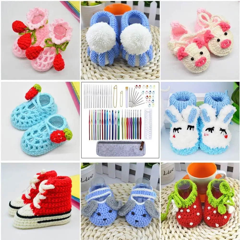 LMDZ 72 Pcs Crochet Hooks Set Crochet Hooks Kit Plus Large Eye Blunt Needles Marking Clips Tools Set with Crochet Accessories
LMDZ 72 Pcs Crochet Hooks Set Crochet Hooks Kit Plus Large Eye Blunt Needles Marking Clips Tools Set with Crochet Accessories