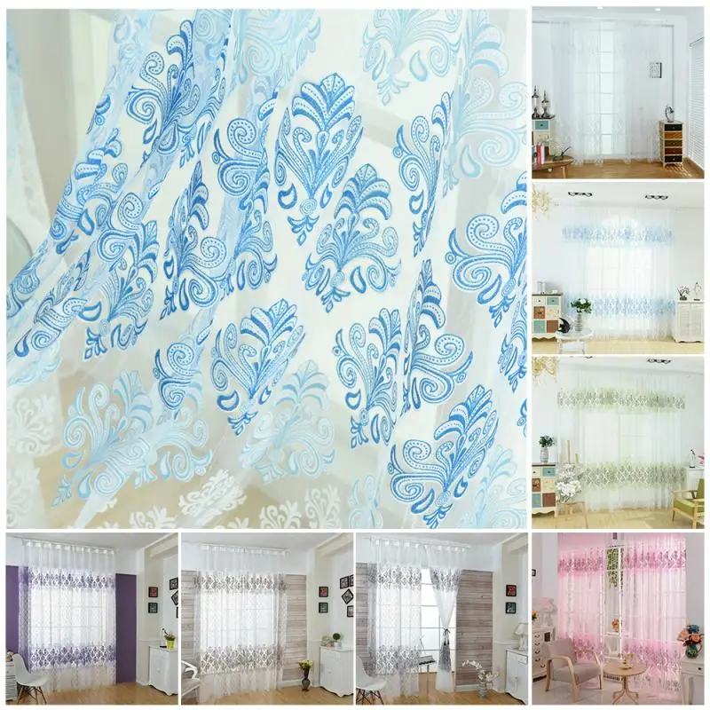 Multicolor Fashion Printing Totem Flower Luxury Tulle Curtains For Bedroom Living Room Window Treatment Sheer Curtains
Multicolor Fashion Printing Totem Flower Luxury Tulle Curtains For Bedroom Living Room Window Treatment Sheer Curtains