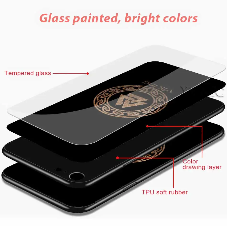 Fitted Case for Apple iPhone 7 8 XR 11 Pro X XS MAX 6 6S Plus SE 2020 Tempered Glass Phone Cover Viking Vegvisir Odin Nordic
Fitted Case for Apple iPhone 7 8 XR 11 Pro X XS MAX 6 6S Plus SE 2020 Tempered Glass Phone Cover Viking Vegvisir Odin Nordic