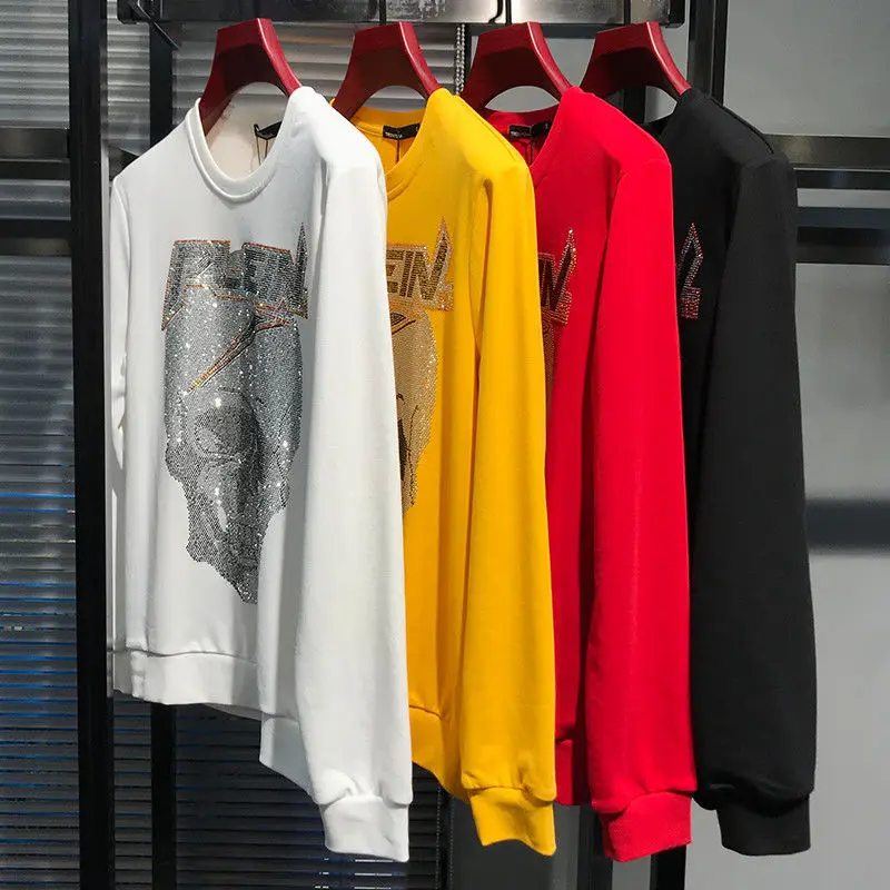 2021Autumn New Men's Classic Hot Drilling Skull Casual Hip Hop Hoodie High Quality Slim Design Pullover
2021Autumn New Men's Classic Hot Drilling Skull Casual Hip Hop Hoodie High Quality Slim Design Pullover