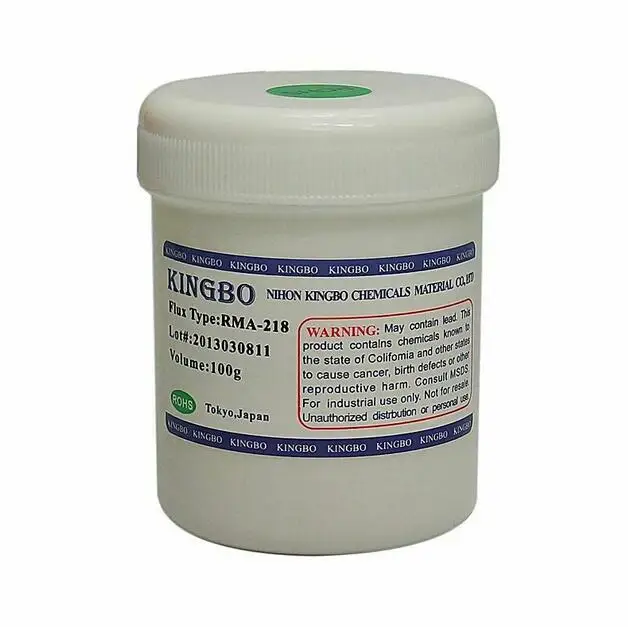 Сварочные флюсы Kingbo RMA-218 100g BGA Reflow Reball, липкий паяльный флюс для стандартного ремонта, значение высокой вязкости
Сварочные флюсы Kingbo RMA-218 100g BGA Reflow Reball, липкий паяльный флюс для стандартного ремонта, значение высокой вязкости