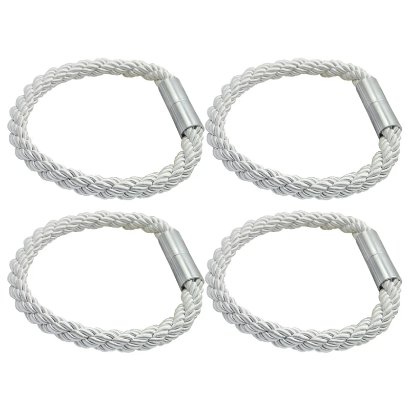 Curtain Tiebacks Decorative Rope Holdbacks Ties Backs For Thin Or Thick Window Draperies With Metal Hooks 
Curtain Tiebacks Decorative Rope Holdbacks Ties Backs For Thin Or Thick Window Draperies With Metal Hooks