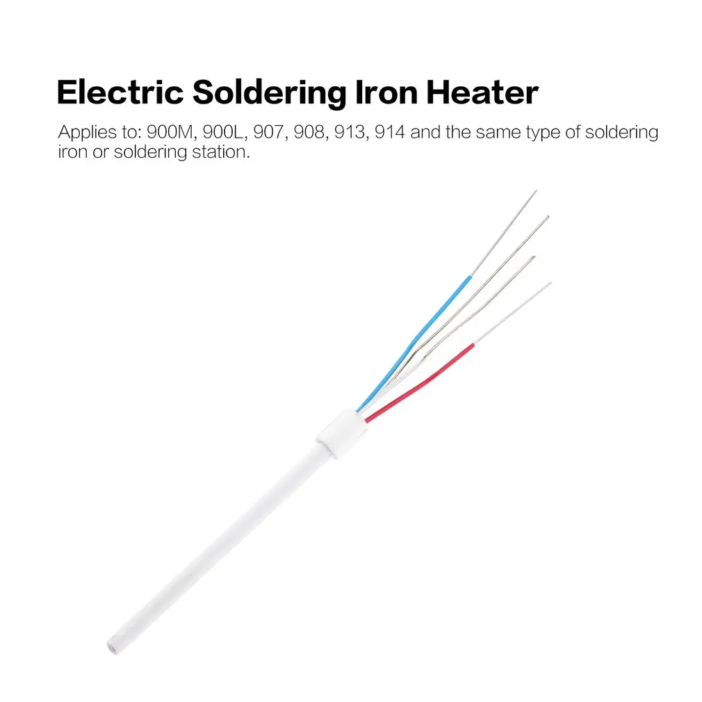 Iron Heater Soldering Station Electric Soldering Iron Heating Element Ceramic Core For 936A
Iron Heater Soldering Station Electric Soldering Iron Heating Element Ceramic Core For 936A