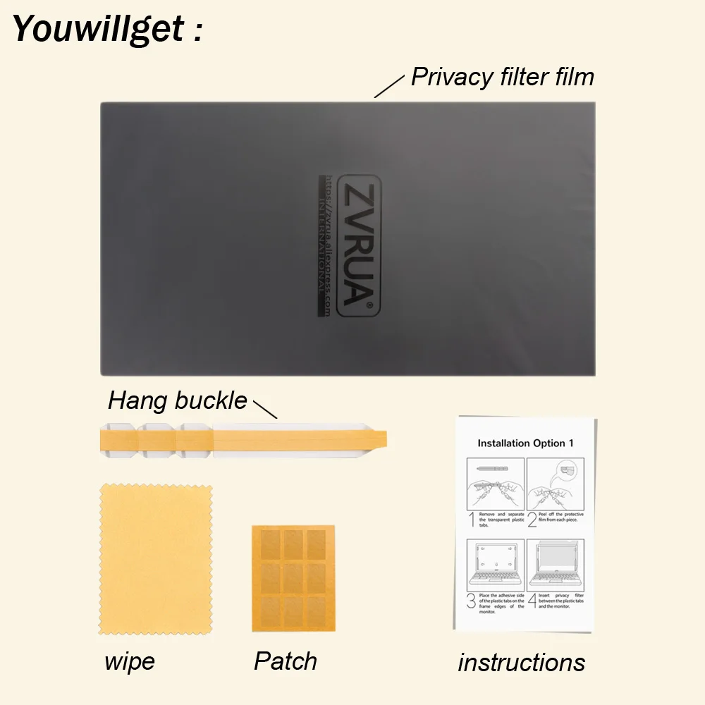 Custom Size Privacy Filter Anti-Glare LCD Screen Protective film For Computer Notebook PC Monitors
Custom Size Privacy Filter Anti-Glare LCD Screen Protective film For Computer Notebook PC Monitors