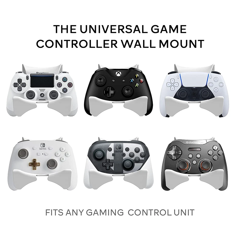 Controller Wall Mount PS5 Holder, Wall Mount for PS4/XBOX SERIES X, and Game Controller Wall Mount Bracket
Controller Wall Mount PS5 Holder, Wall Mount for PS4/XBOX SERIES X, and Game Controller Wall Mount Bracket