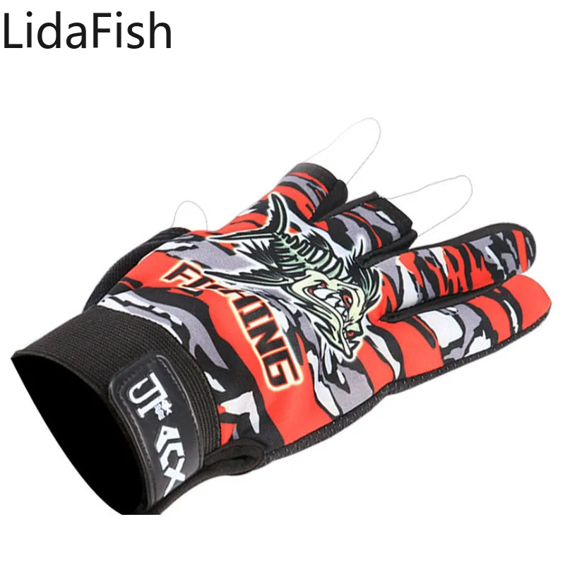 Lidafish 1 Pair Fishing Gloves Men Anti-slip 3 Cut Finger Anti-Slip Outdoor Fishing Sports Gloves Fish Equipment
Lidafish 1 Pair Fishing Gloves Men Anti-slip 3 Cut Finger Anti-Slip Outdoor Fishing Sports Gloves Fish Equipment