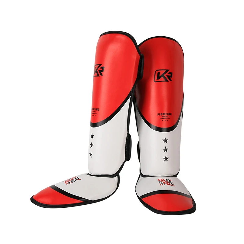 Новый Shin Guard Shinguards Greaves Instep протекторы для кикбоксинга оборудование тэквондо Муай