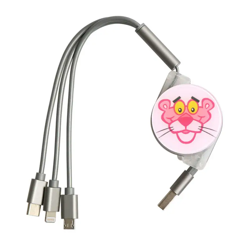 Pink Cartoon Dual Usb Car Charger Car Cigarette Lighter Universal USB Car-Charger three in one charging line fast charging
Pink Cartoon Dual Usb Car Charger Car Cigarette Lighter Universal USB Car-Charger three in one charging line fast charging