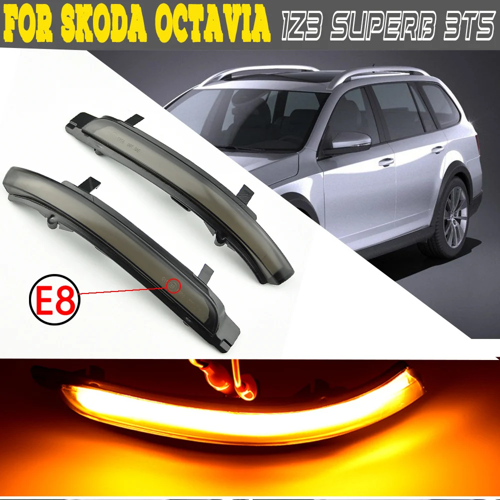 2Pcs Dynamic Steering Signal Led Rear View Mirror Indicating Flash For Skoda Octavia MK2 1Z3 1Z5 MK2 3T4 3T5 2009 2010 2011
2Pcs Dynamic Steering Signal Led Rear View Mirror Indicating Flash For Skoda Octavia MK2 1Z3 1Z5 MK2 3T4 3T5 2009 2010 2011