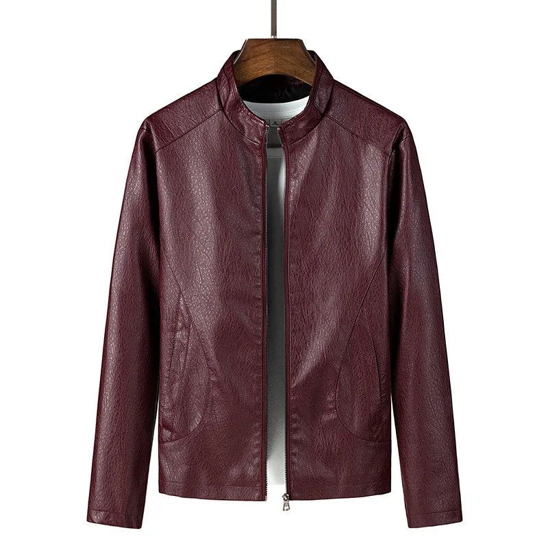 HOO 2021 Men's New Spring and Autumn Stand Collar Leather Jacket Youth Casual Motorcycle PU Leather Jacket
HOO 2021 Men's New Spring and Autumn Stand Collar Leather Jacket Youth Casual Motorcycle PU Leather Jacket