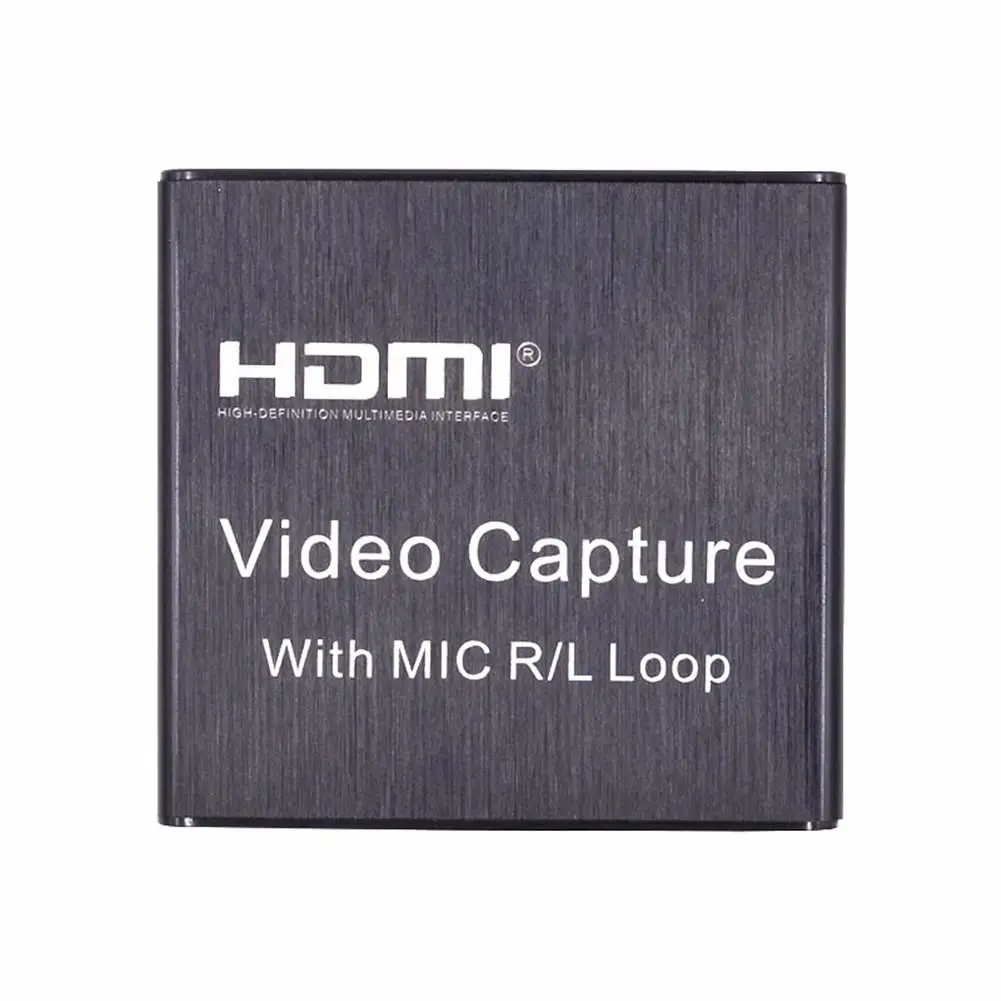 AMYGOJJ 4K 1080P HDMI To USB Video Capture Card Loop Audio Out Mic IN Game Recording Box PC Live Streaming Broadcast Plate
AMYGOJJ 4K 1080P HDMI To USB Video Capture Card Loop Audio Out Mic IN Game Recording Box PC Live Streaming Broadcast Plate