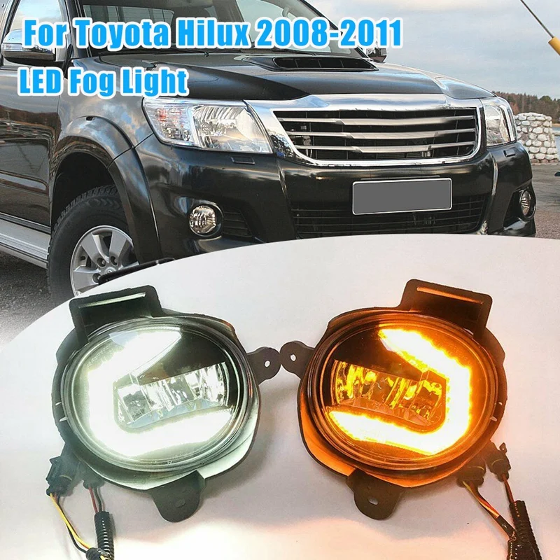 Для Toyota Hilux 2011-2014 светодиодный передний бампер противотуманные фары s дальняя фара с динамическим поворотным сигналом DRL дневные хосветильн...
Для Toyota Hilux 2011-2014 светодиодный передний бампер противотуманные фары s дальняя фара с динамическим поворотным сигналом DRL дневные хосветильн...