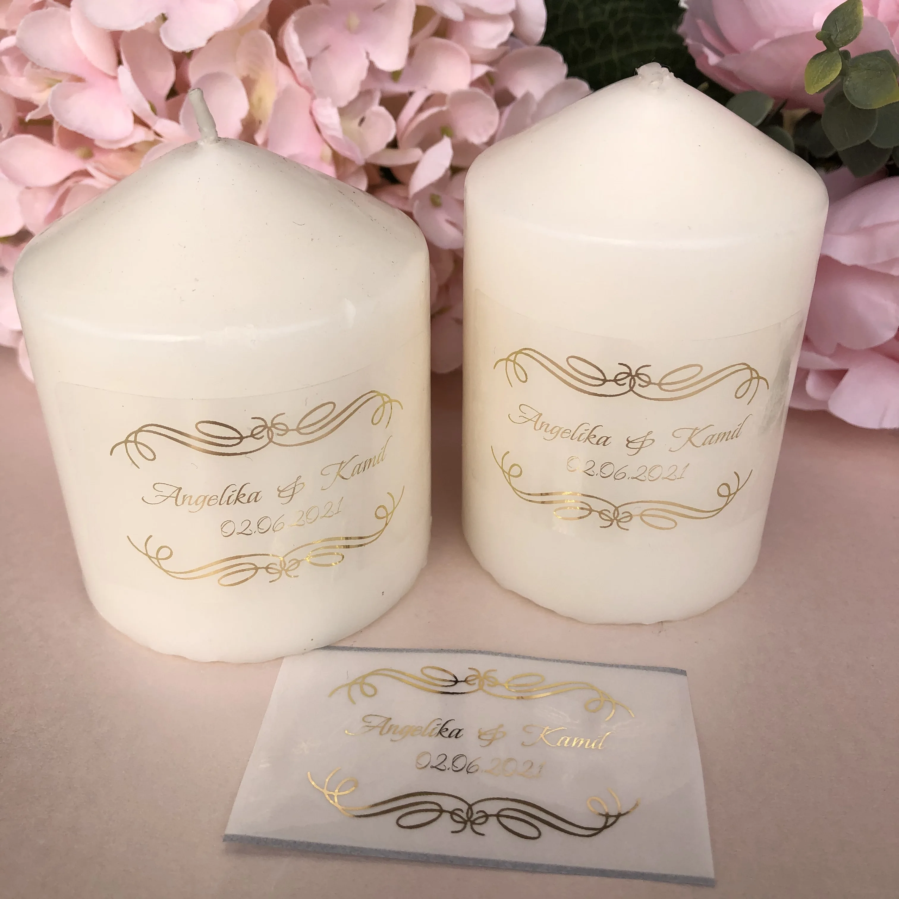 Personalized name wedding candle stickers customize baby shower candles gifts tag
Personalized name wedding candle stickers customize baby shower candles gifts tag