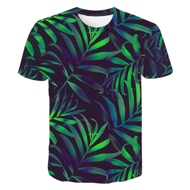 Unisex summer casual top 3d printing beautiful flower and green leaf pattern short-sleeved T-shirt on the streets of Harajuku 03
Unisex summer casual top 3d printing beautiful flower and green leaf pattern short-sleeved T-shirt on the streets of Harajuku 03