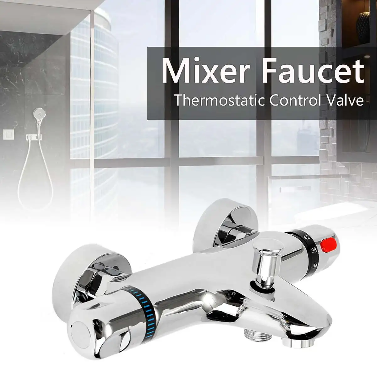 New Thermostatic Bath Shower Faucets Set Wall Mounted Bathroom Mixer Tap Hot And Cold Mixing Valve Bathtub Faucet
New Thermostatic Bath Shower Faucets Set Wall Mounted Bathroom Mixer Tap Hot And Cold Mixing Valve Bathtub Faucet