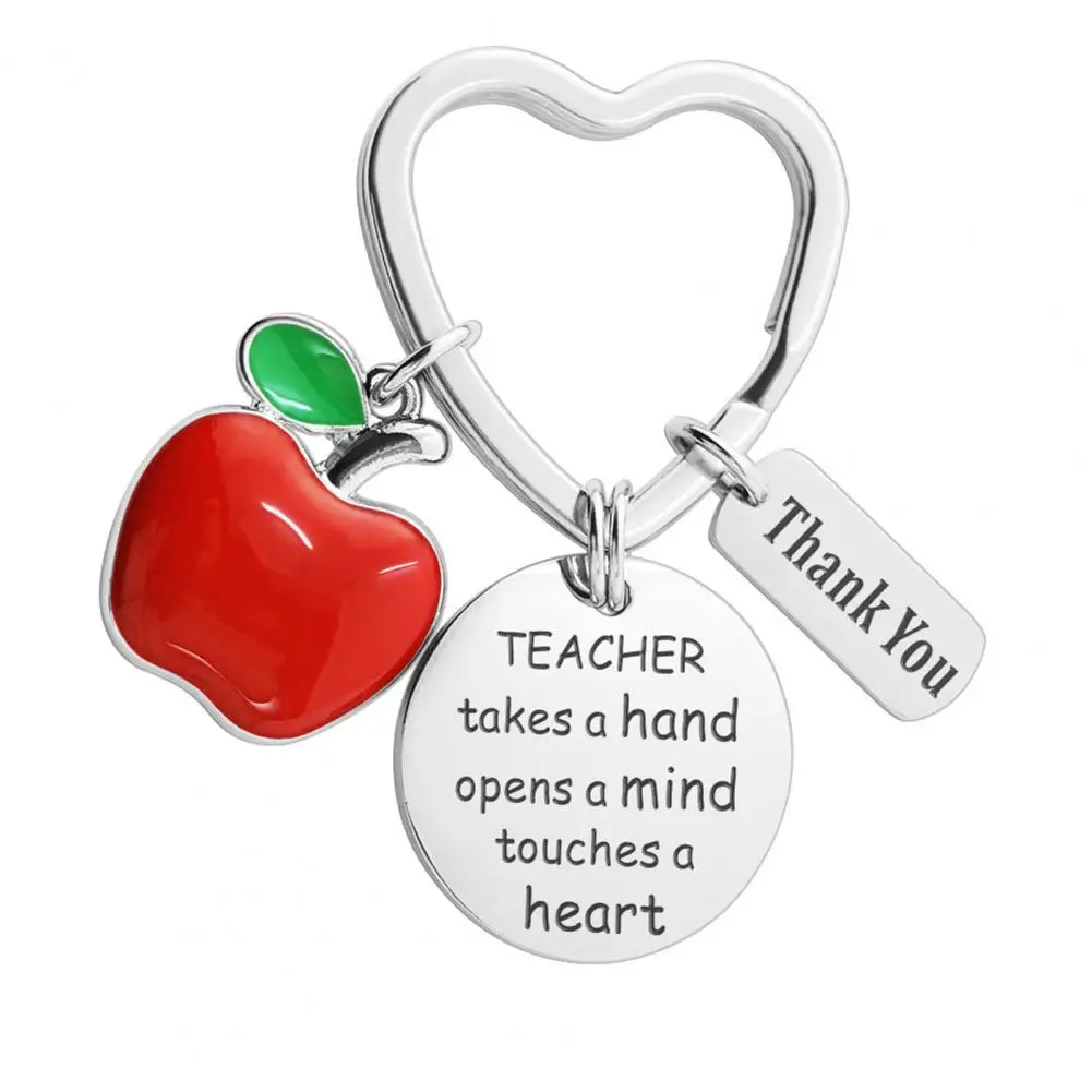 Creative Thank You Letter Apples Pendant Keychain Key Ring Holder Teacher GIft
Creative Thank You Letter Apples Pendant Keychain Key Ring Holder Teacher GIft