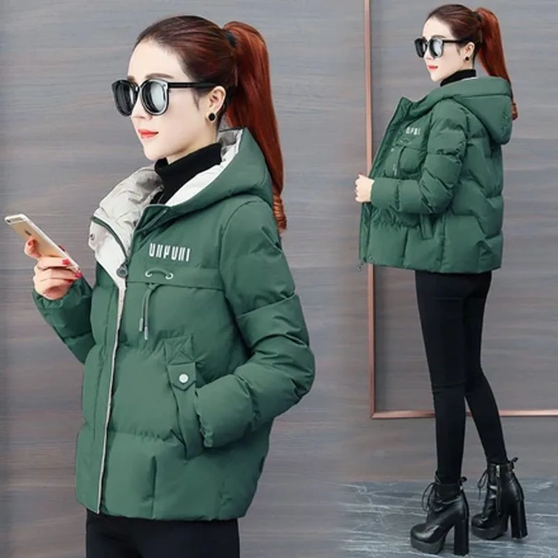 2022 New Winter Jackets Women Clothing Short Parkas Coats Hooded Thick Down Cotton Padded Clothes Girls Jackets Outerwear b665
2022 New Winter Jackets Women Clothing Short Parkas Coats Hooded Thick Down Cotton Padded Clothes Girls Jackets Outerwear b665