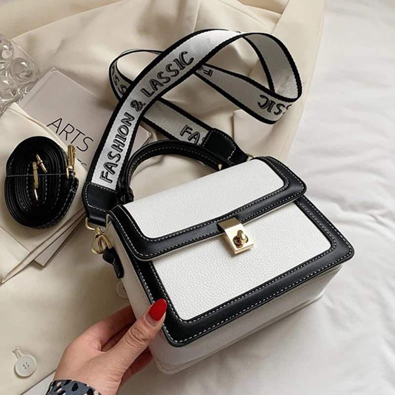 Women Tote Bag 2021 Fashion New Splicing Crossbody Bags Korean Version Simple Shoulder Messenger Bag Handbag Small Square Bag
Women Tote Bag 2021 Fashion New Splicing Crossbody Bags Korean Version Simple Shoulder Messenger Bag Handbag Small Square Bag