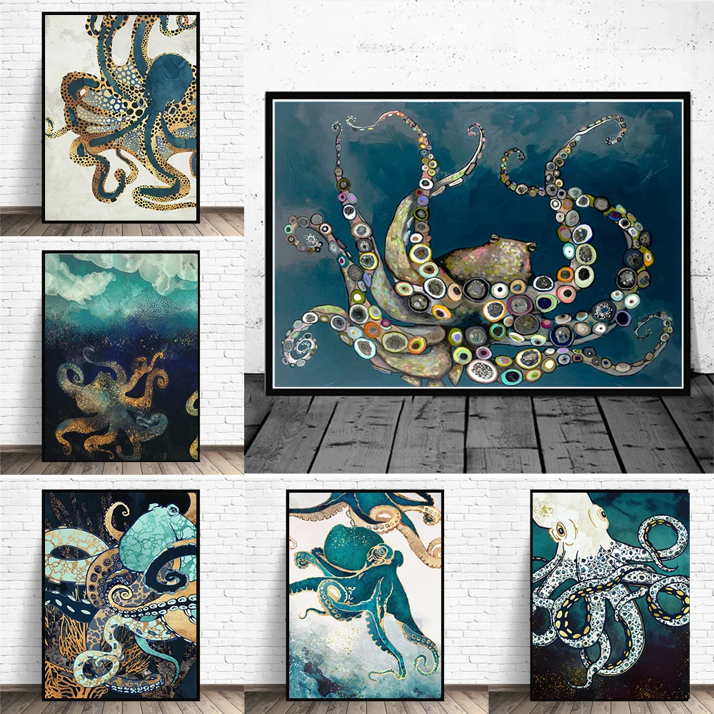 Modern Octopus Canvas Paintings On The Wall Creative Animal Pop Art Canvas Prints Wall Pictures For Living Kids Room Home Decor
Modern Octopus Canvas Paintings On The Wall Creative Animal Pop Art Canvas Prints Wall Pictures For Living Kids Room Home Decor