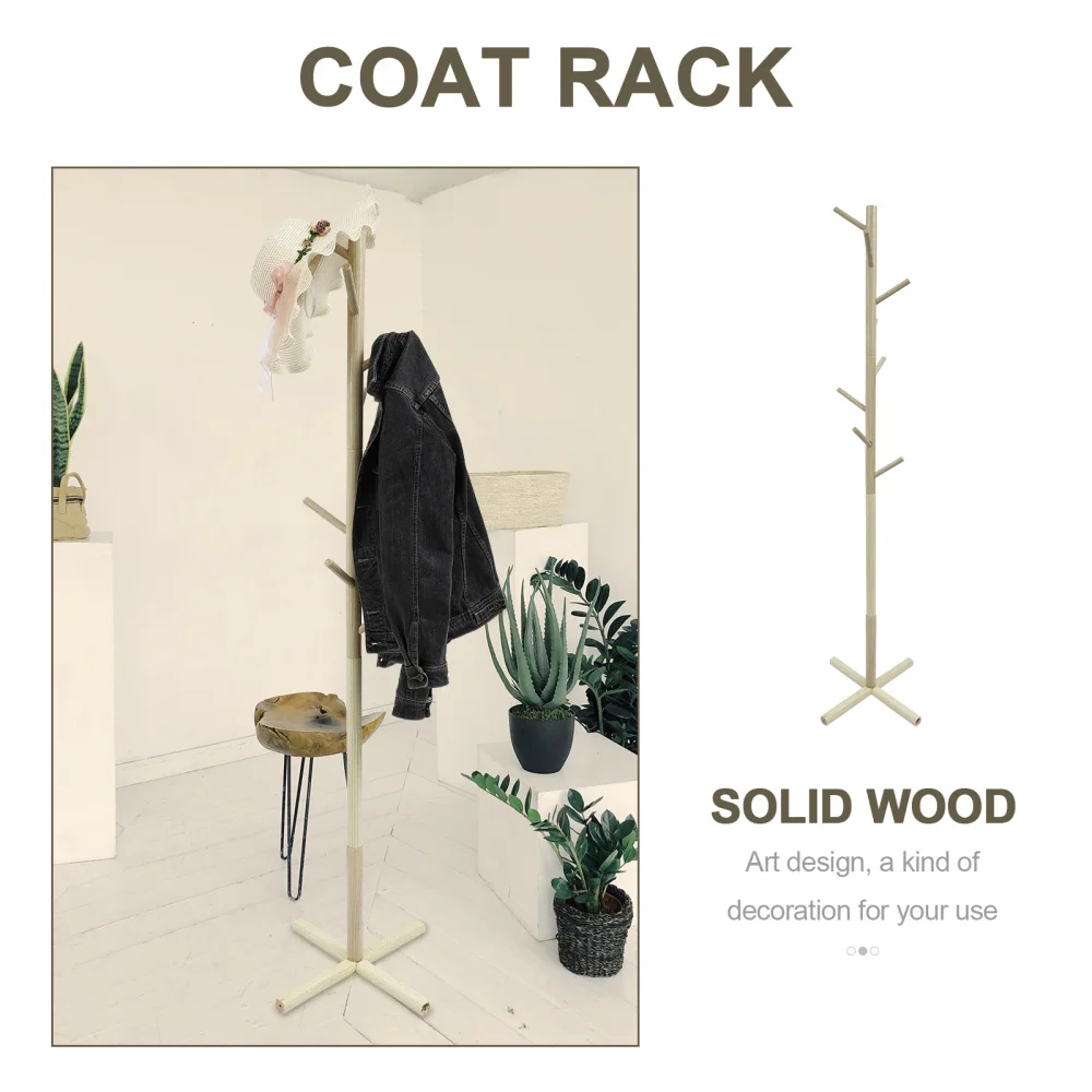 Multi-functional Garment Rack Practical Clothes Hanger Wooden Clothes Stand
Multi-functional Garment Rack Practical Clothes Hanger Wooden Clothes Stand