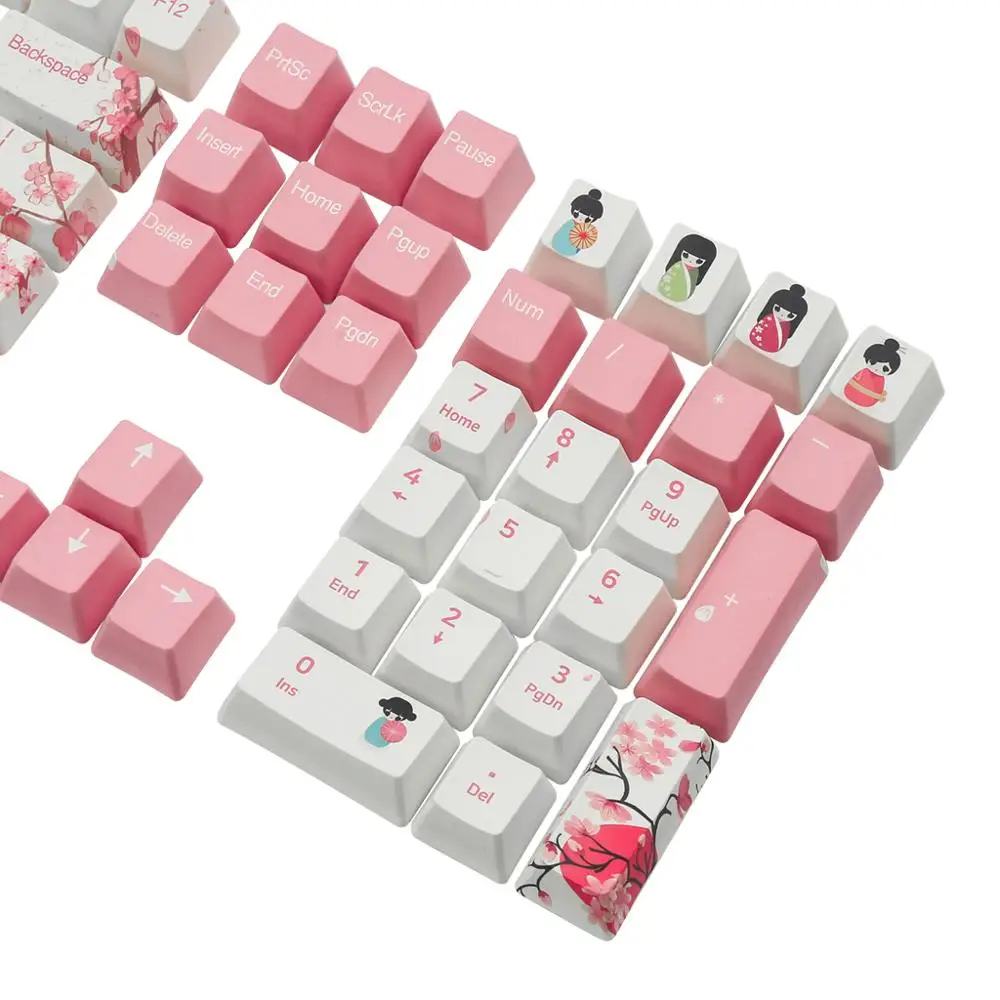 Brand New and High Quality 108 Keys OEM PBT Dye Sub Keycaps Full Set Mechanical Keyboard Keycaps PBT Dye-Sublimation Keycaps
Brand New and High Quality 108 Keys OEM PBT Dye Sub Keycaps Full Set Mechanical Keyboard Keycaps PBT Dye-Sublimation Keycaps