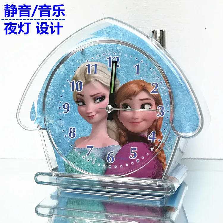 Authentic Disney Frozen Snow White Children's Cartoon Fashion Silent Music Lazy Alarm Clock
Authentic Disney Frozen Snow White Children's Cartoon Fashion Silent Music Lazy Alarm Clock