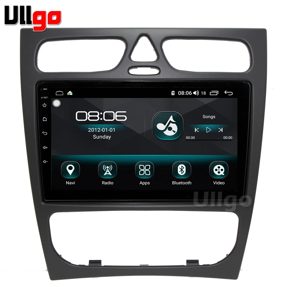Головное устройство для автомобиля на Android мультимедийное Mercedes Benz W203 W208 W209 W210 W463